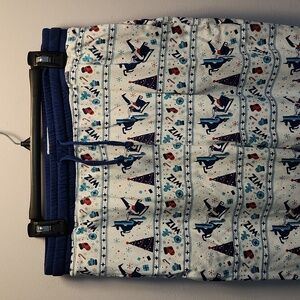 T factor Size XL pajama pants Santa Wiz Christmas themed 100% cotton